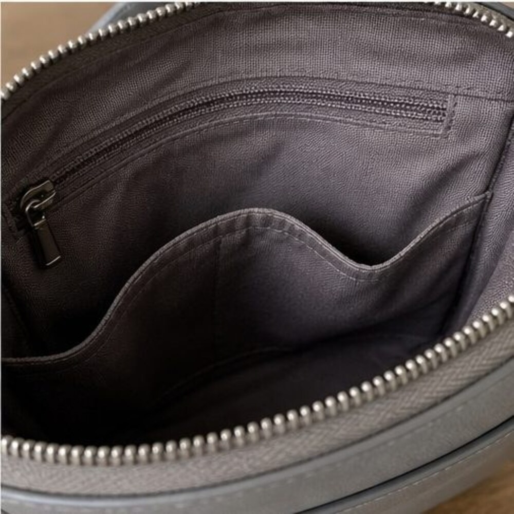 Olive Suede Crossbody Bag - Picture 6 of 6